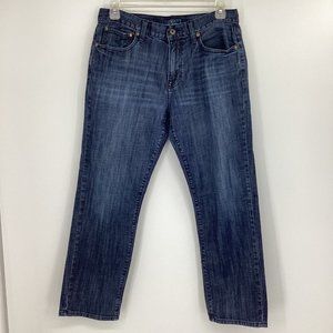 Lucky Brand Men's 221 Original Straight Dark Wash Denim Jeans 34x30